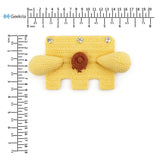 Geekria Knit Fabric Headband Cover Compatible with Bose QC45, QC35 II, Sony WH-1000XM5, 1000XM4, Beats Solo4, Studio3, JBL Tune 720BT Headphones, Easy DIY Installation (Yellow)