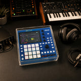 Geekria Music Production Center Acrylic Protective Case / Dust Cover, Compatible with Akai Professional MPC One G2, Magnetic Opening and Closing Design (Transparent)