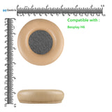 Geekria QuickFit Replacement Ear Pads for Bang & Olufsen Beoplay H4/H6/H7/H9/H9i/HX, Portal Headphones Ear Cushions, Repair Parts (Khaki / No Plastic Clip)