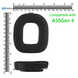 Geekria Sport Cooling-Gel Replacement Ear Pads Compatible with Astro A50 Gen 4 Headphones, Repair Parts (Black)
