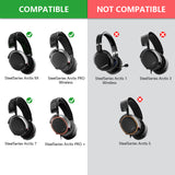 Geekria 5 Packs Flex Fabric Headband Pad, Compatible with SteelSeries Arctis 7, 9X, PRO Headphones, Replacement Band Repair Part