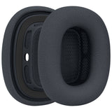 Geekria Comfort Mesh Fabric Replacement Ear Pads Compatible with Apple AirPods MAX (A2096), AirPods MAX2 (A3184) Headphones Ear Cushions, Repair Parts (Midnight)
