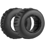 Geekria QuickFit Replacement Ear Pads for SONY MDR-XB500 Headphones Ear Cushions, Headset Earpads, Ear Cups Cover Repair Parts (Black)