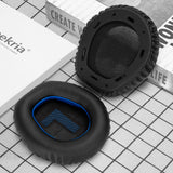 Geekria QuickFit Replacement Ear Pads for JBL Quantum 100 Headphones Ear Cushions, Repair Parts (Black Blue)