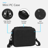 Geekria Mini PC Hard Shell Case, Compatible with Apple 2024 Mac Mini M4 / M4 Pro Travel Carrying Bag, Fit for Magic Mouse, Trackpad and Accessories (Dark Gray)
