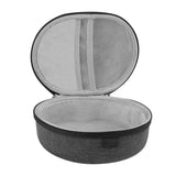 Geekria Shield Headphones Case Compatible with Bose, Soundcore, Denon, and More, Replacement Hard Shell Travel Carrying Bag with Cable Storage (Dark Grey)