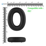 Geekria Elite Sheepskin Replacement Ear Pads for Bowers & Wilkins B&W PX7 Headphones Ear Cushions, Repair Parts (Black)