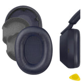 Geekria QuickFit Replacement Ear Pads for Sony WH-1000XM5, WH1000XM5 Wireless Headphones Ear Cushions, Headset Earpads, Ear Cups Cover Repair Parts (Blue)