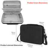 Geekria Hard Shell Travel Case Compatible with Teenage Engineering EP-133 K.O. II/ EP-1320/ EP-40 Riddim Reggae Sampler, Audio Sampler Carrying Bag (Dark Gray)