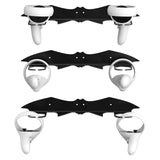 Geekria VR Wall Mount Stand Compatible with Meta Quest 3/Quest Pro/Quest 2/Quest/Rift S/Valve Index/HTC Vive/HP Reverb G2/Playstation VR Game Accessories Storage Stand Hook Holder (Black)