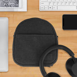 Geekria Headphones Pouch Compatible with Sony WH-1000XM5, WH-1000XM4, WH-XB910N, XB900N, WH-CH710N, WH-CH520 Case, Replacement Protective Travel Carrying Bag with Cable Storage (Grey)