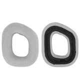 Geekria Comfort Micro Suede Replacement Ear Pads for Corsair HS80 Max/ HS80 USB Wired/ HS80 RGB Wireless Gaming Headphones Cushions, Repair Parts (Extra Thick/Grey)