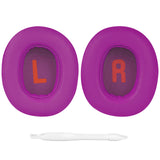 Geekria QuickFit Replacement Ear Pads for JBL JR460 Headphones Ear Cushions, Repair Parts (Rose Red)