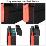 Geekria Game Card Storage with 28 Game Card Slots Card Holder Compatible with Nintendo Switch OLED, Use Stand Alone or Mount to Switch Dock