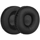 Geekria QuickFit Protein Leather Replacement Ear Pads for Sony DR-BT101, ZX300, ZX100, DR-ZX102DPV, S500 Headphones Ear Cushions, Headset Earpads, Ear Cups Cover Repair Parts (Black)