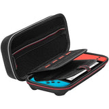 Geekria Carrying Case Compatible with Nintendo Switch, OLED Console, Protective Hard Shell Travel Bag, Accessories and Game Card Storage Slot (Black)
