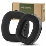 Geekria Comfort Hybrid Velour Replacement Ear Pads for Astro A50 Gen 3 Headphones, Ear Cushions (Black)