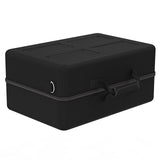 Geekria Shield Case Compatible with PlayStation 5 Console Dual Controller, Replacement Protective Hard Shell Travel Carrying Bag (Black)