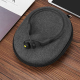 Geekria Shield Headphones Case Compatible with AfterShokz OpenRun Mini, Air, OpenRun Pro, OpenComm, OpenMove, Replacement Hard Shell Travel Carrying Bag with Cable Storage