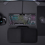Geekria TKL Keyboard Case, Hard Shell Travel Carrying Bag for 87 Key Gaming Keyboard and Mouse Combo, Compatible with CORSAIR K70 RGB Tenkeyless, Keychron V3 Max TKL (Dark Gray)