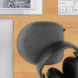 Geekria Shield Headphones Case Compatible with Marshall, Bose, JLab, V-MODA Case, Replacement Hard Shell Travel Carrying Bag with Cable Storage (Dark Grey)