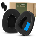 Geekria Sport Cooling-Gel Replacement Ear Pads for BlueParrott B650XT, S650XT Headphones Ear Cushions, Repair Parts (Black)