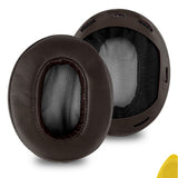 Geekria QuickFit Replacement Ear Pads Compatible with SONY MDR-1A, MDR-1ADAC Headphones, Ear Cushions (Brown)