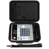 Geekria Hard Shell Travel Case Compatible with Akai Professional MPC Sample Portable Groovebox, Audio Sampler Carrying Bag (Black)