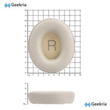 Geekria QuickFit Replacement Ear Pads for Shure AONIC 50 Gen 1, Gen 2 Headphones Ear Cushions, Repair Parts (Champagne Gold)