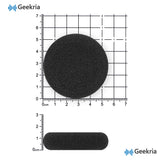 Geekria Comfort Foam Replacement Ear Pads for Jabra Biz 620/ 1100/ 1500/ 1900/ 2400/ 2400II/ GN2000/ UC, Voice 550/ 750 Headphones Ear Cushions, Repair Parts (Black)
