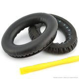 Geekria Replacement Ear Pads and Headband Cover Set for Bose QuietComfort QC2, QC15 Headphones, Repair Parts(Black)