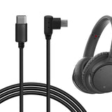 Geekria Type-C Headphones Charger Cable Compatible with Sony WH-CH700N MDR-XB950B1 MDR-XB950BT MDR-XB750BT MDR-XB650BT Charger, USB-C to Micro-USB Replacement Power Charging Cord (4ft / 120cm)