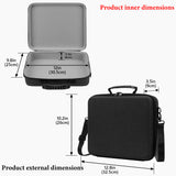 Geekria Audio Interface Carrying Case, Compatible with Elektron Tonverk, EVA Hard Shell Travel Bag (Dark Gray)