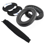 Geekria Earpad + Headband Compatible with Bose Around-Ear AE2, AE2i, AE2w Headphone Replacement Ear Pad + Headband Cover / Ear Cushion + Headband Protector \ Earpads Repair Parts (Black)