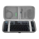 Geekria TKL Keyboard Case, Hard Shell Travel Carrying Bag for 80% / 87 Keys Mechanical Gaming Keyboard, Compatible with Logitech G915 TKL, G PRO Keyboard / G PRO X (Extra Space)