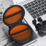 Geekria Shield Headphones Case for In-Ear Headphones, Replacement Hard Shell Travel Carrying Bag with Cable Storage, Compatible with JayBird, Bose SoundSport, Jabra Headsets (Black)