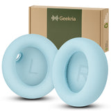 Geekria Replacement Ear Pads Compatible with Anker Soundcore Space One Headphones, Repair Parts (Sky Blue)