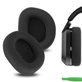 Geekria Comfort Fabric Replacement Ear Pads for Turtle Beach Stealth 600 Gen 2/600 Gen2 USB/600 Gen 2 MAX/600 Gen3(600XB)/500 XB Headphones, Ear Cushions, Repair Parts (Black)