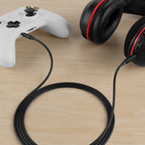 Geekria Gaming Headset Extension Cable Compatible with Skullcandy Aviator 900 ANC, Turtle Beach PS4 / Xbox One Controller with 3.5mm Male to Male Headset Jack (3.3 ft / 1 m)