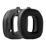 Geekria Comfort Hybrid Velour Replacement Ear Pads Compatible with Astro A50 Gen 4 Headphones Ear Cushions, Repair Parts (Black)