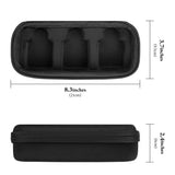 Geekria for Creators Microphone Case Compatible with Rode Wireless GO Gen 3 III, GO 2, GO, PRO, ME, Hard Shell Mic Carrying Case, Mic Compact Carry Case, with Cable Storage (Black Lining)
