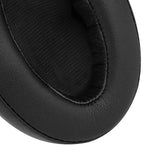 Geekria QuickFit Replacement Ear Pads for Sony WH-H910N Wireless Noise-Canceling Headphones Ear Cushions, Headset Earpads, Ear Cups Cover Repair Parts (Black)