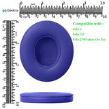GEEKRIA Replacement Ear Pads for Beats Solo 3 (A1796), Solo 3.0 Wireless On-Ear Headphones Ear Cushions, Headset Earpads, Ear Cups Repair Parts