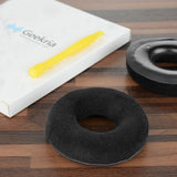 Geekria Comfort Velour Replacement Ear Pads Compatible with Sennheiser HD25-1, HD25, HD25SP, 25SP-II Headphones, Ear Cushions (Black)