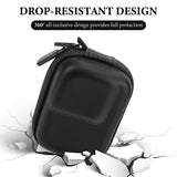 Geekria Carrying Case for Osmo Action 6, Portable Compact Storage Bag Compatible with DJI Osmo Action 5 Pro, 4, 3 Protective Case, Storage Case with Wrist Strap, Camera Accessories (Black)