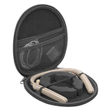 Geekria Shield Case Compatible with Audio-Technica, Bose, JVC, Jabra, LG, Sennheiser, Sony Headphones, Replacement Protective Hard Shell Travel Carrying Bag with Cable Storage (Black)