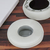 Geekria QuickFit Replacement Ear Pads for JBL Everest 300, V300BT Headphones Ear Cushions, Repair Parts (White)