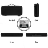 Geekria PRO TKL Keyboard Hard Case, Compatible with SteelSeries Apex Pro TKL, Logitech G515 / G915 TKL / G PRO X, Razer Huntsman V3 Pro TKL, Travel Carrying Bag for 80% / 87 Keys (Black)
