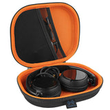 Geekria Shield Headphones Case Compatible with Sony MDR-ZX300, MDR-ZX110 and More, Replacement Hard Shell Travel Carrying Bag with Cable Storage (Black)