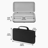 Geekria Hard Shell Travel Case Compatible with Yamaha SEQTRAK Mobile Music Ideastation, Audio Sampler Carrying Bag (Dark Gray)